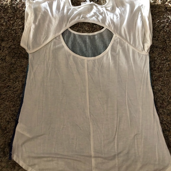 NWT MAURICES Sequin ombré Top - Picture 4 of 4